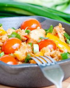 Паэлья с курицей