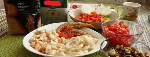 паэлья с морепродуктами. Шаг 5