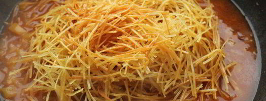 паэлья с пастой и морепродуктами фидеуа. Шаг 9