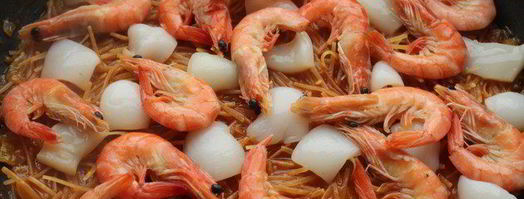 паэлья с пастой и морепродуктами фидеуа. Шаг 10