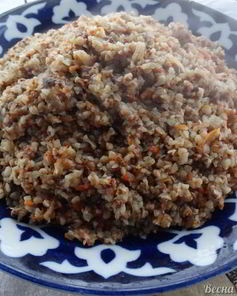 Плов из гречки по-русски