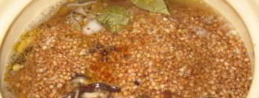 плов из гречки с грибами. Шаг 4