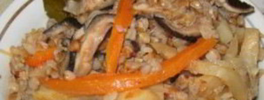 плов из гречки с грибами. Шаг 6