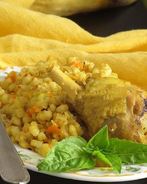 Плов из перловки с курицей в мультиварке