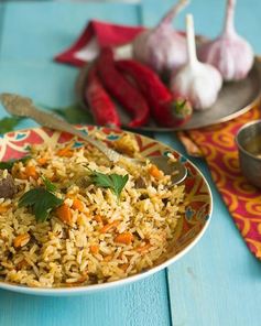 Плов из риса жасмин