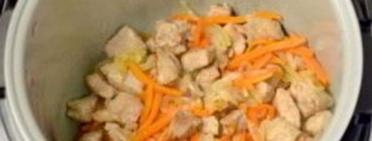 плов из свинины в мультиварке. Шаг 6