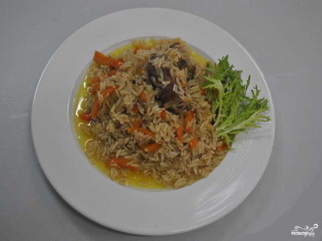 Рецепт плова из свиных ребрышек