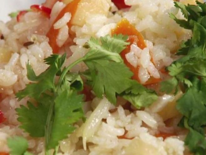 Рецепт плова с айвой