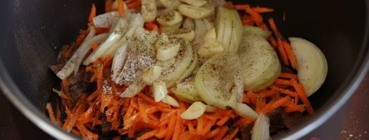 плов с говядиной в мультиварке. Шаг 6