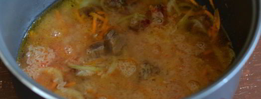 плов с говядиной в мультиварке. Шаг 9