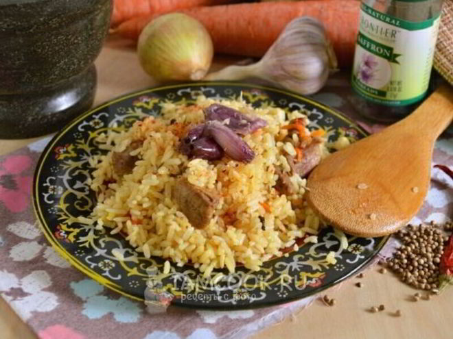 Рецепт плова с индейкой в мультиварке