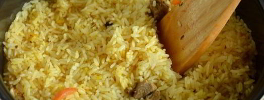 плов с индейкой в мультиварке. Шаг 8