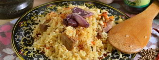 плов с индейкой в мультиварке. Шаг 9