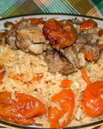 Плов с курагой