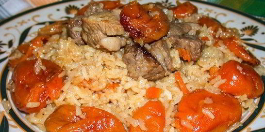 Плов с курагой