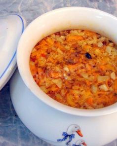 Плов с куриной грудкой в горшочке