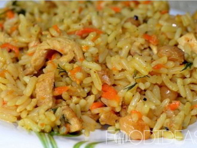 Рецепт плова с курицей в мультиварке