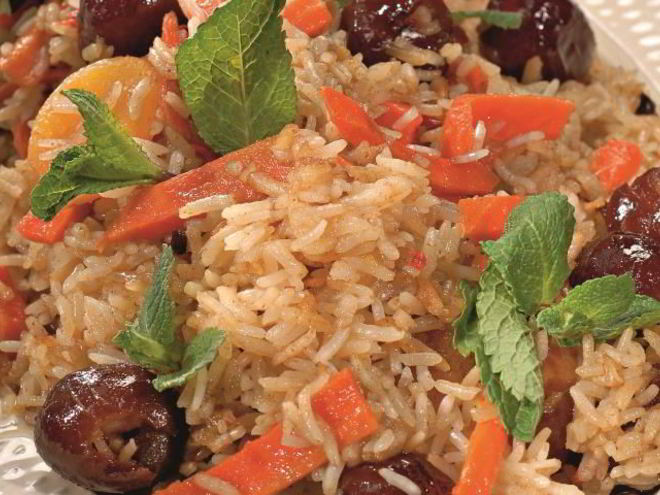 Рецепт плова с морковью и сухофруктами