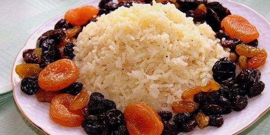 Плов с сухофруктами в мультиварке