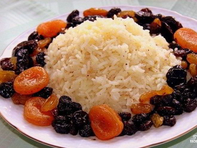Рецепт плова с сухофруктами в мультиварке