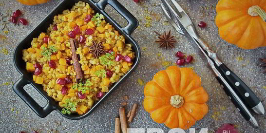 Плов с тыквой