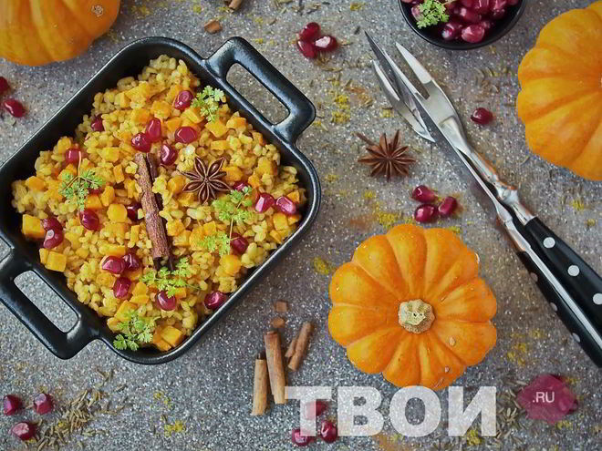 Рецепт плова с тыквой