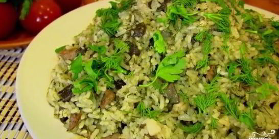 Плов с зеленью