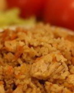 Плов в духовке на противне