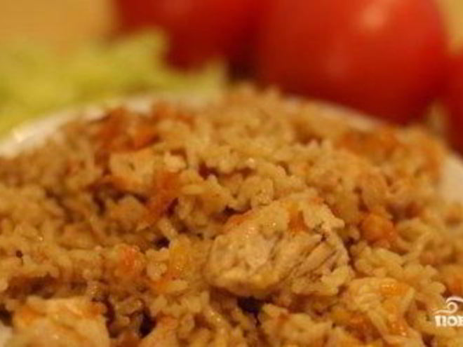 Рецепт плова в духовке на противне