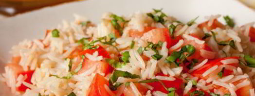 рисовый пилав с помидорами и базиликом. Шаг 8