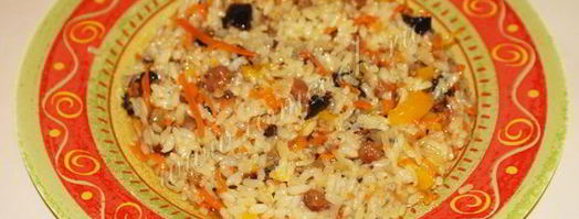 сладкий постный плов. Шаг 11