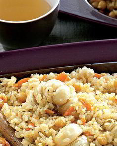 Вегетарианский плов с зирой