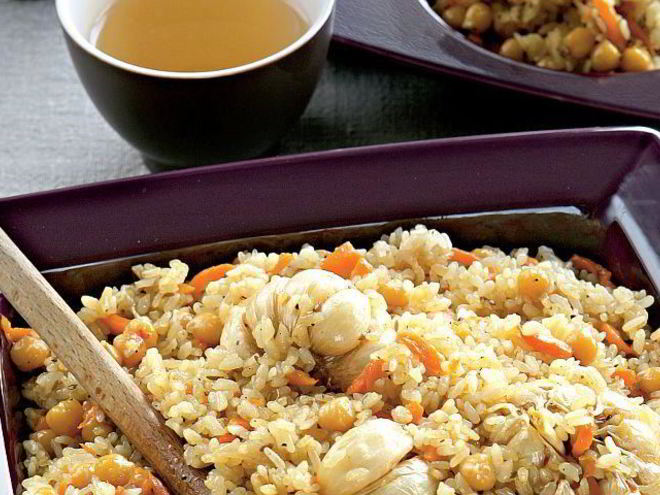 Рецепт вегетарианского плова с зирой