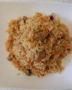 Вкусный плов со свининой