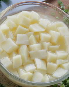 Пюре из картофеля и порея с творогом