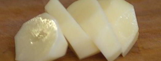 пюре из картофеля и порея с творогом. Шаг 3