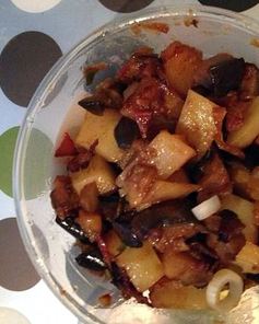 Баклажанное рагу с овощами