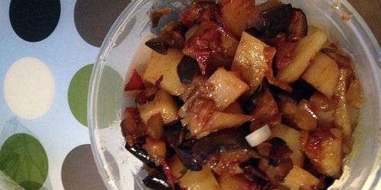 Баклажанное рагу с овощами