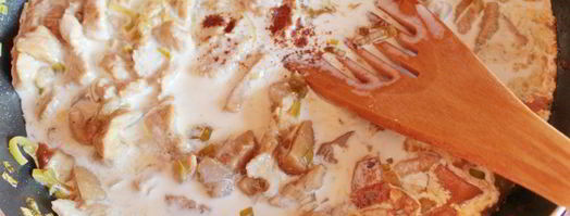 фрикасе с грибами. Шаг 6