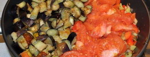 капоната, овощи по-сицилийски. Шаг 7