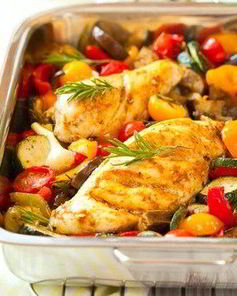 Куриное рагу с репой, морковью, луком и помидорами