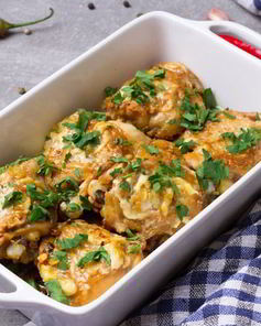 Ленивое овощное рагу с курицей