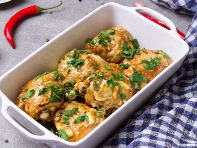 Рецепт ленивого овощного рагу с курицей