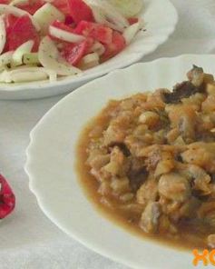 Овощное рагу с грибами