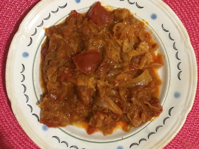 Рецепт овощного рагу с капустой