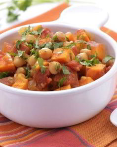 Овощное рагу с нутом