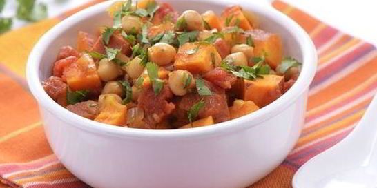 Овощное рагу с нутом