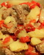 Рагу из говядины с картофелем