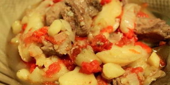 Рагу из говядины с картофелем