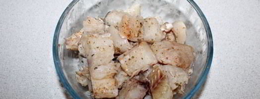 рагу из минтая с шампиньонами и брокколи. Шаг 4